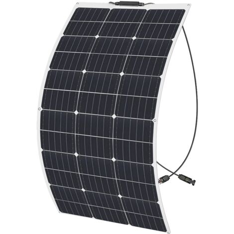 Kit de panneaux solaires, panneaux flexibles 200 W, compatibilité batterie 12 V, 18 V 100 W (1/2)