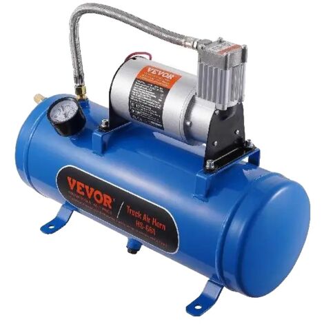 Compresseur d'air VEVOR 12 V, capacité du réservoir de 16 gallons/6 litres, pression maximale de 120 psi (1/5)