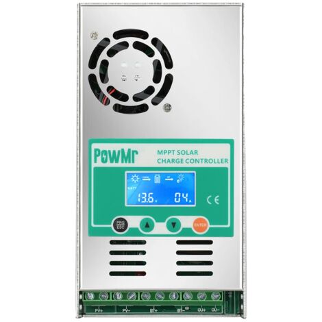 Contrôleur de charge solaire, technologie MPPT, écran LCD, norme MPPT 60A (1/2)