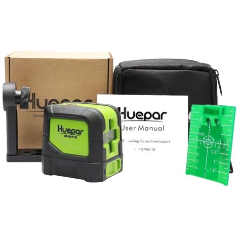 Niveau laser, auto-nivellement, faisceau vert et rouge, niveau laser vert (1/2)