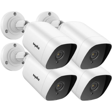 Caméras de sécurité, résolution 1080P, vision nocturne, kits de caméras 4PCS (1/2)