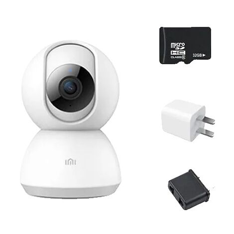 Caméra IP intelligente, connectivité WiFi, vision nocturne, 1080P ajouter UE (1/2)