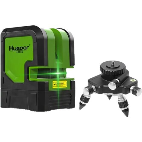 Kit de niveau laser, faisceau vert, auto-nivelant, ensemble 3 (1/2)