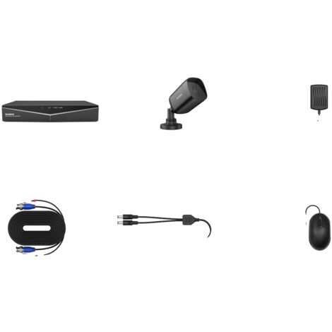 Système de caméra de sécurité domestique, DVR 1080N, vision nocturne, aucun, avec caméra 2PCS (1/2)