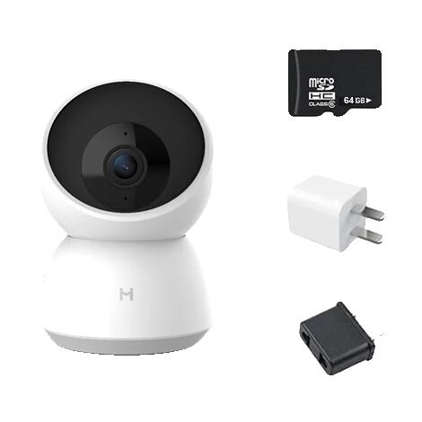 Caméra IP intelligente, connectivité WiFi, vision nocturne, 2K et EU64G (1/2)