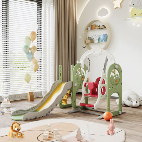 Toboggan Bébé avec Escalier– Aire de Jeux Intérieure/Extérieure