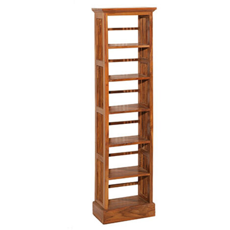 API - Étagère bibliothèque marron 45 cm bois teck (1/5)