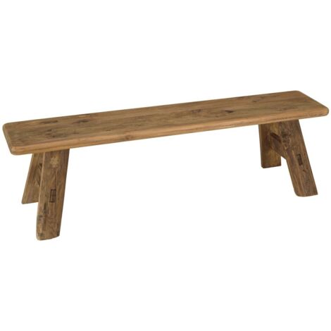 Banc En Bois Atmosphera Woody - 70cm, Style Artisanal, Multi-usage