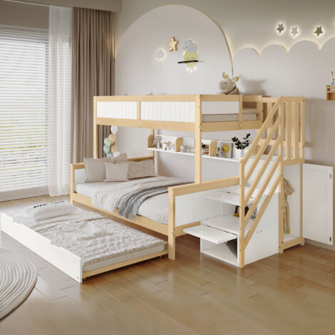Schne Kinderbett Mit Ausziehbett Und Rausfallschutz Bilder