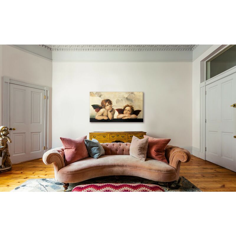 Quadro Scuola Di Atene Raffaello Sanzio 100x50 Cm - Stampa Su Tela, Pronto Da Appendere, Arredo Per Casa - Foto 6