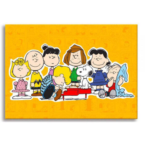 KUSTOM ART Quadro da Parete Serie Personaggi dei Cartoons Cartoni Animati Fumetti Stampa su Legno 25x18 cm