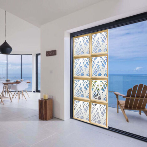 DIAGONAL LARGE - Moduli Decorativi in Legno e PVC - Colore: bianco - Misura: 48x48 cm
