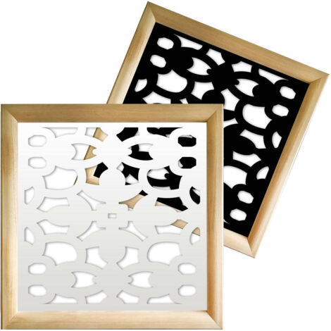 ANCHORAGE - Moduli Decorativi in Legno e PVC - Colore: bianco - Misura: 48x48 cm (1/3)