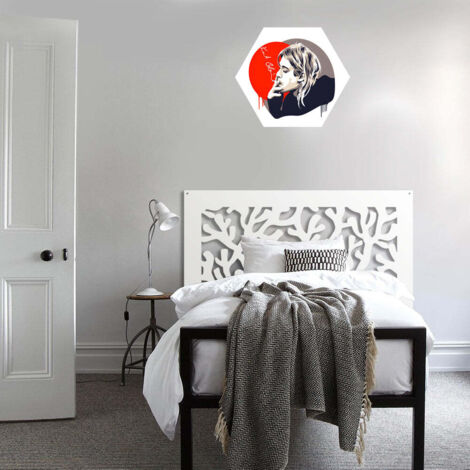 KORAL - Pannello in PVC traforato - Parasole - Colore: bianco - Misura: 73x73 cm