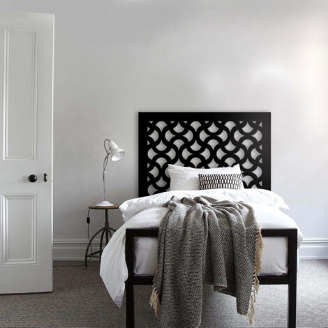 DROPS - Pannello in PVC traforato - Parasole - Misura: 98x98 cm - Colore: nero