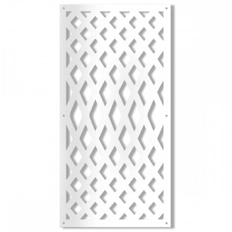 SIVIGLIA - Pannello traforato in PVC - spessore 10mm - Misura: 73x148 cm - Colore: bianco
