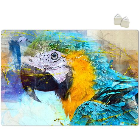 ERREINGE - Adesivo 10 cm PAPPAGALLO - Sticker PVC