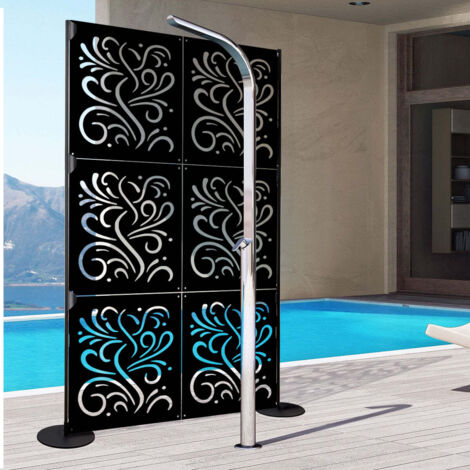 BLOW - Pannello in PVC traforato - Parasole - Misura: 73x73 cm - Colore: nero