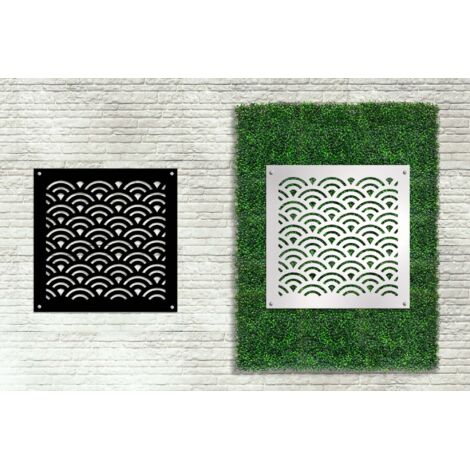 SUNNY - Pannello in PVC traforato - Parasole - Colore: bianco - Misura: 73x73 cm
