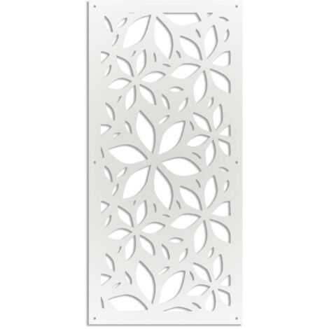 VENUS - Pannello in PVC traforato - Parasole - Colore: bianco - Misura: 73x148 cm