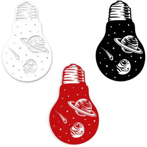 ASTROLAMP - Adesivo murale wall sticker in vinile 55x90 cm - Colore: nero (1/2)