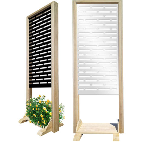 HOTDOG - Separè - Paravento modulabile - 70x190cm - in Legno e PVC - Colore: bianco
