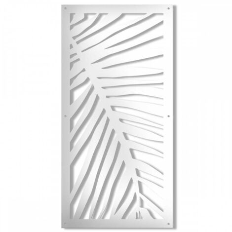 PALMA - Pannello in PVC traforato - spessore 10mm - Misura: 73x148 cm - Colore: bianco