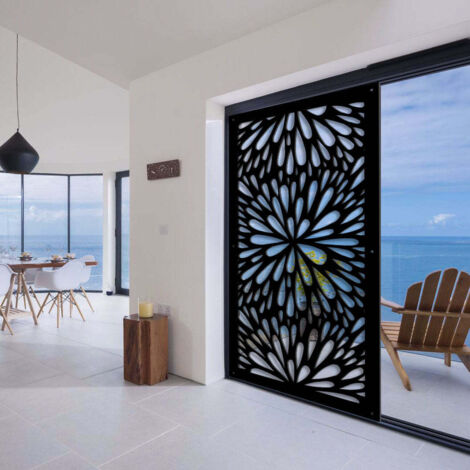 SQUIRT - Pannello in PVC traforato - Parasole - Misura: 73x148 cm - Colore: nero