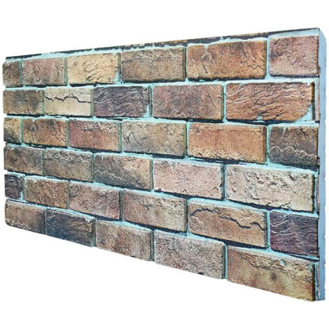 RETAIL BOX da 10 pannelli (5 MQ) - BORGO ITALIANO pannello finto mattone In EPS Resinato Misura 100x50 Cm Spessore 2 Cm