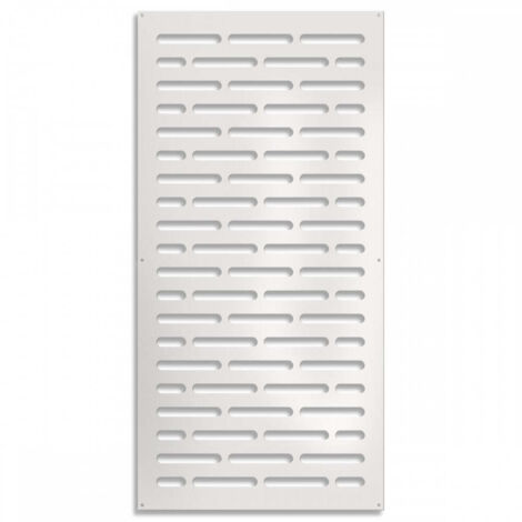 HOT DOG - Pannello in PVC traforato - Parasole - Colore: bianco - Misura: 50x150 cm
