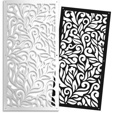 DECOR - Pannello in PVC traforato - spessore 10mm - Colore: bianco - Misura: 50x150 cm