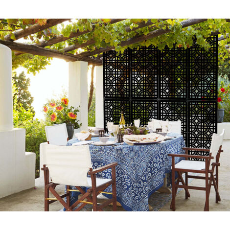 BELLATOR - Pannello in PVC traforato - Parasole - Colore: nero - Misura: 50x150 cm
