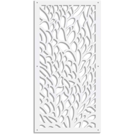 CODIUM - Pannello in PVC traforato - Parasole - Colore: bianco - Misura: 50x150 cm