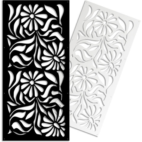 PLANTS - Pannello in PVC traforato - Parasole - Colore: bianco - Misura: 50x150 cm