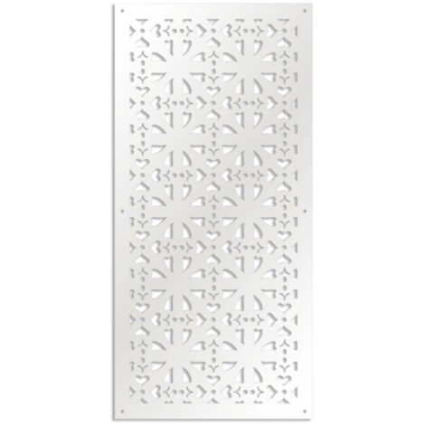 SHAPE - Pannello in PVC traforato - Parasole - Misura: 50x150 cm - Colore: bianco