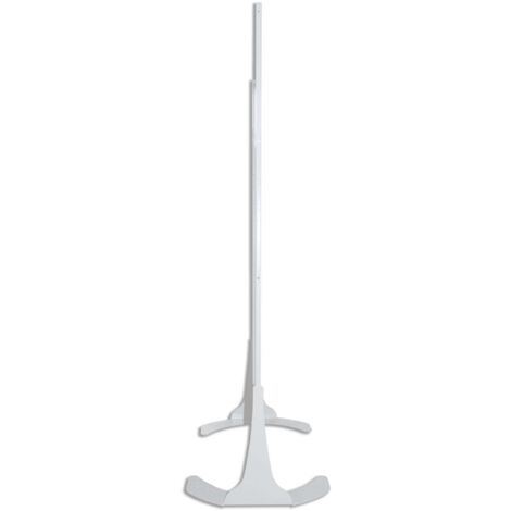 STEELIO - Kit Autoportante in Acciaio h 198 cm per Pannelli Traforati - Colore: bianco