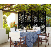 SPLASH - Pannello in PVC traforato - Parasole - Colore: nero - Misura: 47x94 cm