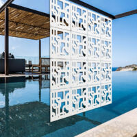 SMART - Pannello in PVC traforato - Parasole - Misura: 73x73 cm - Colore: bianco