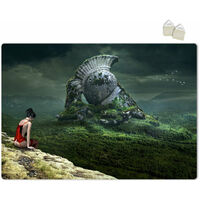 LA MORTE DEL GUERRIERO - POSTER in PVC da 3mm - Misura: 70x100 cm