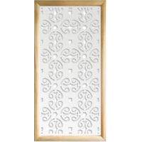 OLD KEY - Moduli Decorativi in Legno e PVC - Colore: bianco - Misura: 47x94 cm