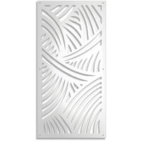 Fasce - Pannello in PVC traforato - Parasole - Misura: 47x94 cm - Colore: bianco