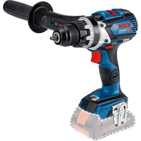 Akku-Bohrschrauber BOSCH PROFESSIONAL GSR 18V-110 C Solo mit Zusatzhandgriff und L-BOXX