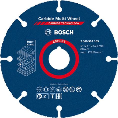 Bosch Expert Trennscheibe Multiwheel Ø 125 mm Bohrung 22,23 mm Trennscheibe
