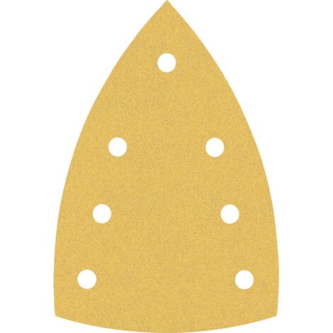 Bosch 10x Expert C470 Schleifpapier mit 7 Löchern für Multischleifer 100 x 150 mm G 120 - 2608901117