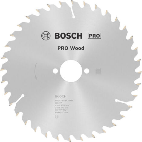 Bosch PRO Holz KSB,190x2.6x30mm,T36 - 2608640616 (1/10)