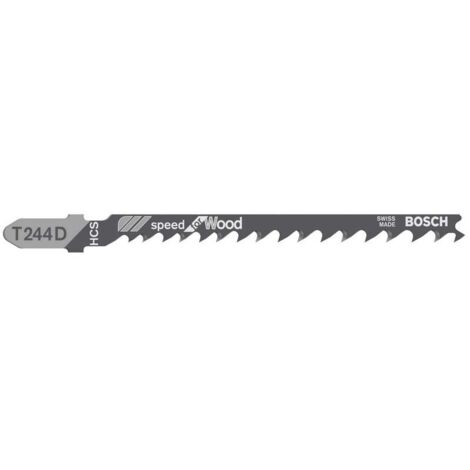 Bosch Stichsägeblatt T 244 D Speed for Wood, 3er-Pack - 2608630879