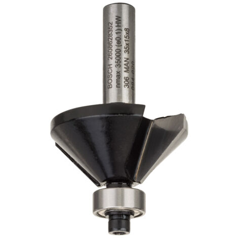 Bosch HM Fasefräser mit Anlaufkugellager 2608628352