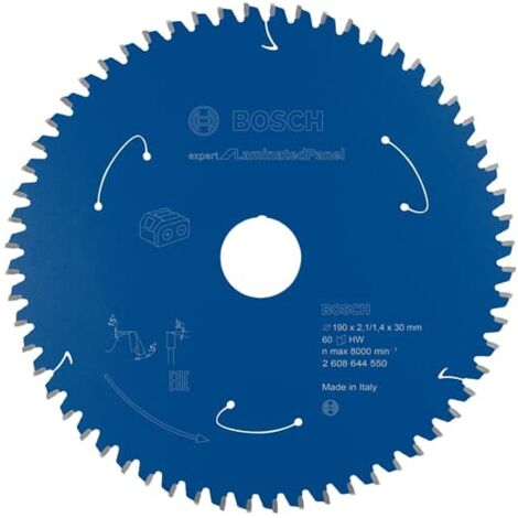 Bosch Kreissägeblatt Expert for Laminated Panel 190 x 30 mm 60 Zähne 2608644550