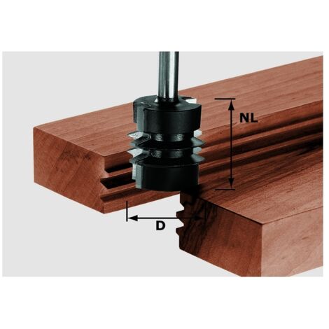 Festool – Verleimfräser HW S8 D34/NL32 für Hartholz – Schwanzdurchmesser 8mm – 491034 (1/3)