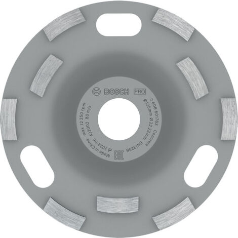 Bosch Diamant-Topfscheibe 125mm Winkelschleifer Beton Estrich 2608601763